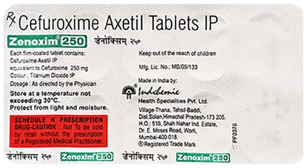 Zenoxim 250mg Tablet thumbnail 4