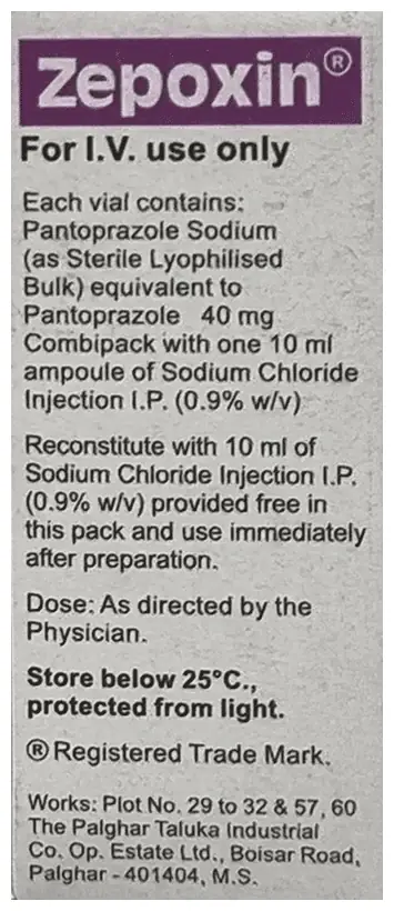 Zepoxin 40mg Injection