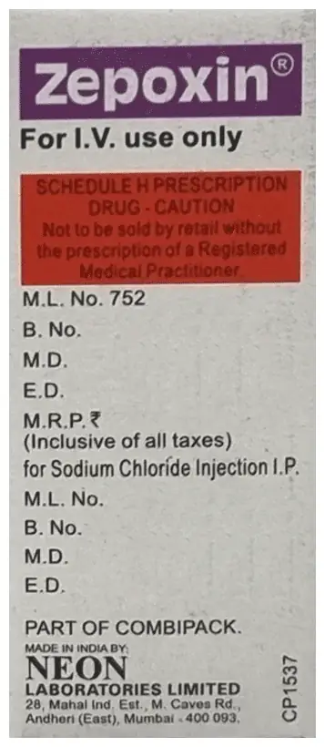 Zepoxin 40mg Injection thumbnail 3