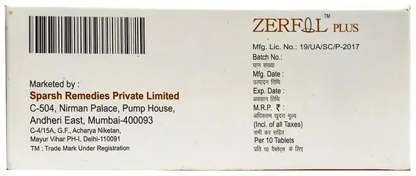Zerfol Plus Tablet