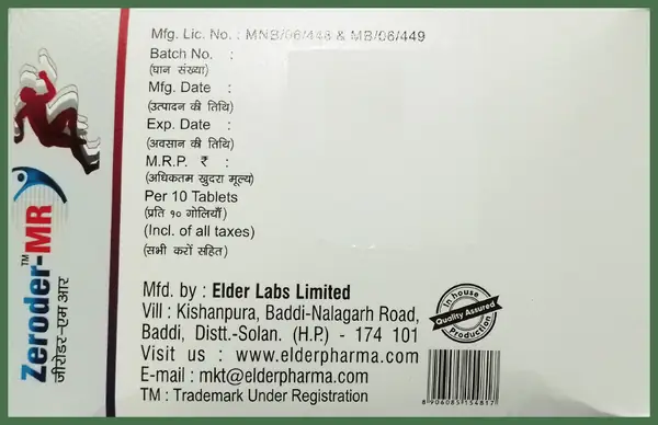 Zeroder-MR Tablet