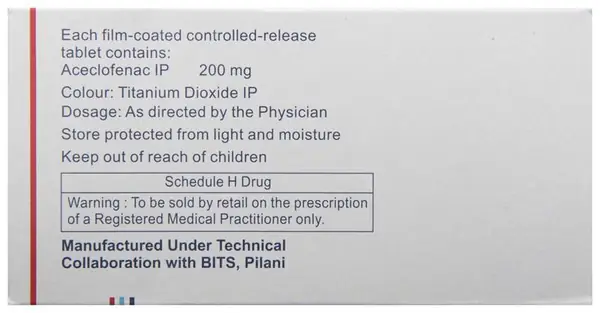 Zerodol -CR Tablet thumbnail 3