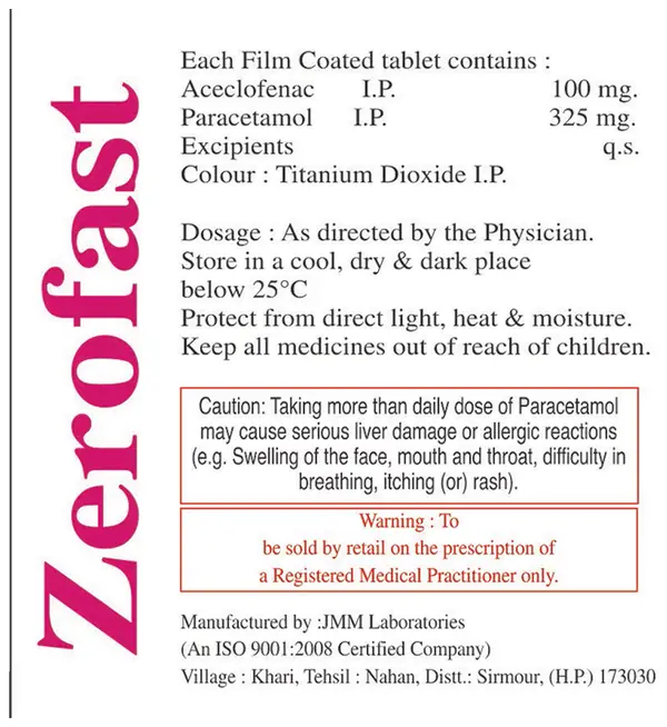 Zerofast Tablet