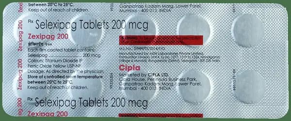 Zexipag 200mcg Tablet thumbnail 2