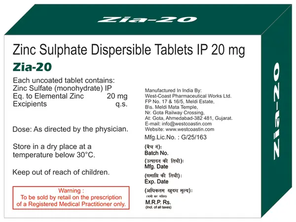 Zia 20 Tablet DT thumbnail 2