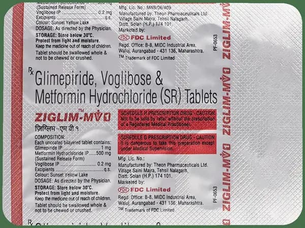 Ziglim-MV 1 Tablet SR