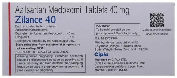 Zilance 40 Tablet
