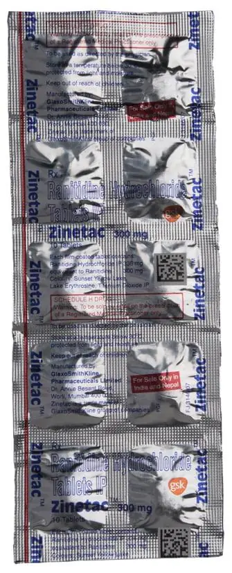 Zinetac 300mg Tablet thumbnail 5