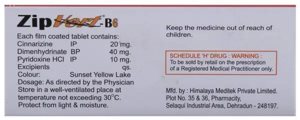 Zipvert-B6 Tablet