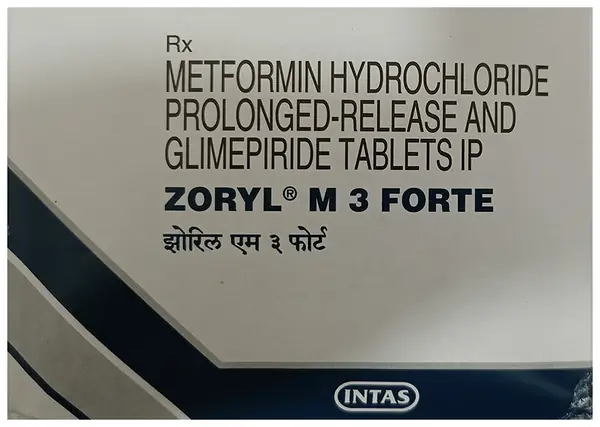 Zoryl M 3 Forte Tablet PR