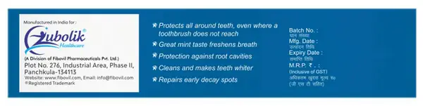Zubofresh Dental Paste
