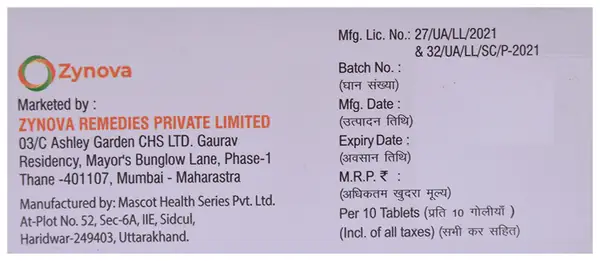 Zyflozin 10 Tablet