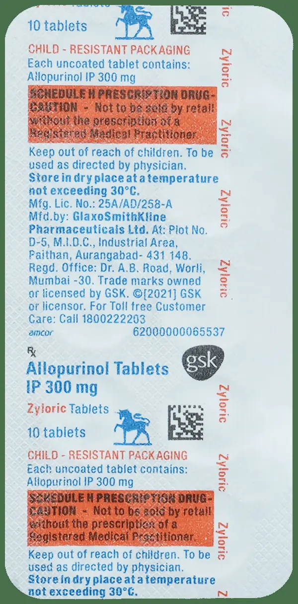 Zyloric 300 Tablet