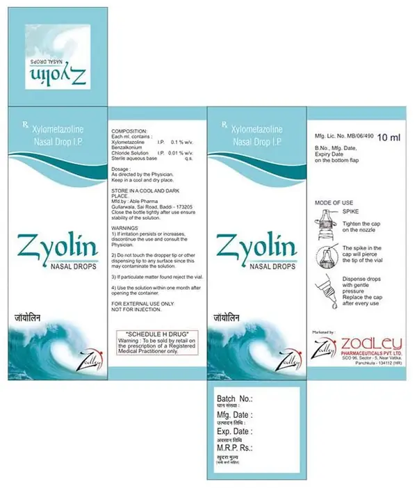 Zyolin Nasal Drops