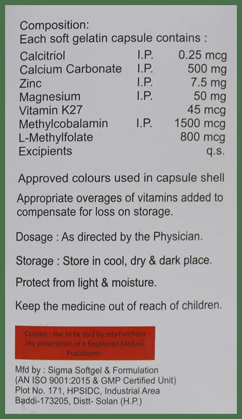 Calcipack-XP Softgel Capsule