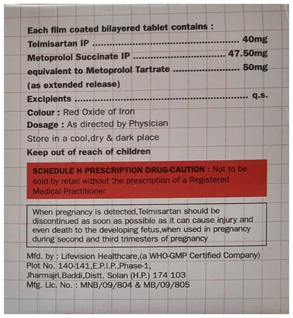 Cardiotel-Beta 50 Tablet ER