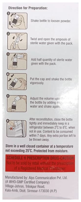 Cetil Oral Suspension (Combipack)