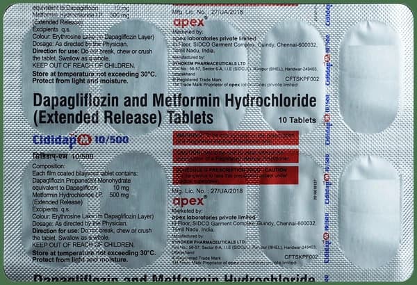 Cididap M 10mg/500mg Tablet
