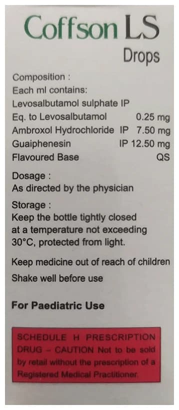 Coffson LS Oral Drops Raspberry