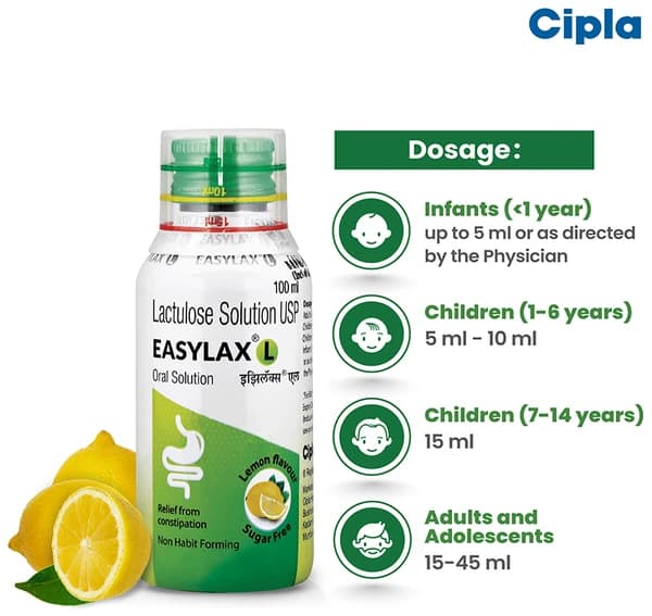 Easylax L Oral Solution Lemon Sugar Free