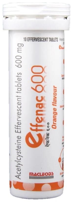 Effenac 600 Effervescent Tablet Orange