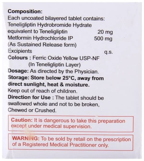 Efiglin-M 500mg/20mg Tablet ER