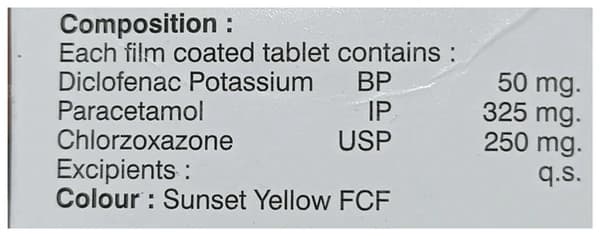 Eldic MR 250mg/50mg/325mg Tablet