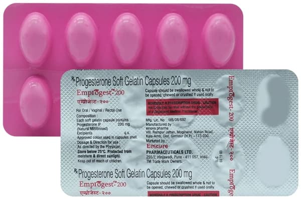 Emprogest 200 Soft Gelatin Capsule