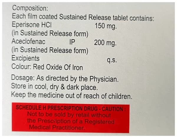 Eprenac 150mg/200mg Tablet