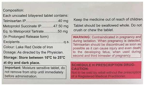 Eritel B 40mg/50mg Tablet PR