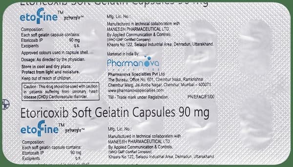 Etofine 90mg Capsule