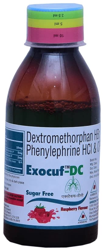 Exocuf-DC Syrup Raspberry Sugar Free