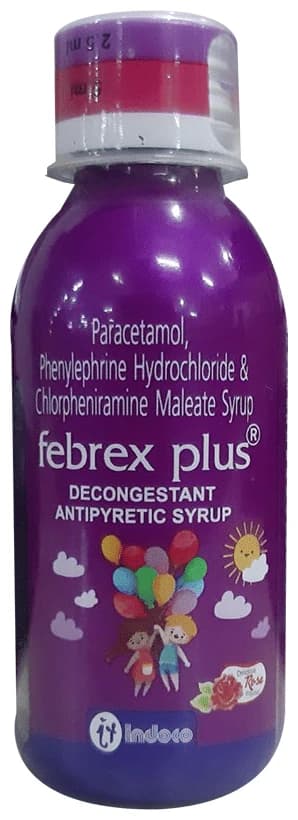 Febrex Plus Syrup Delicious Rose