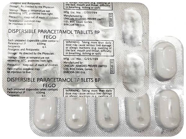 Fego 650mg Tablet