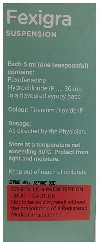 Fexigra 30mg Oral Suspension