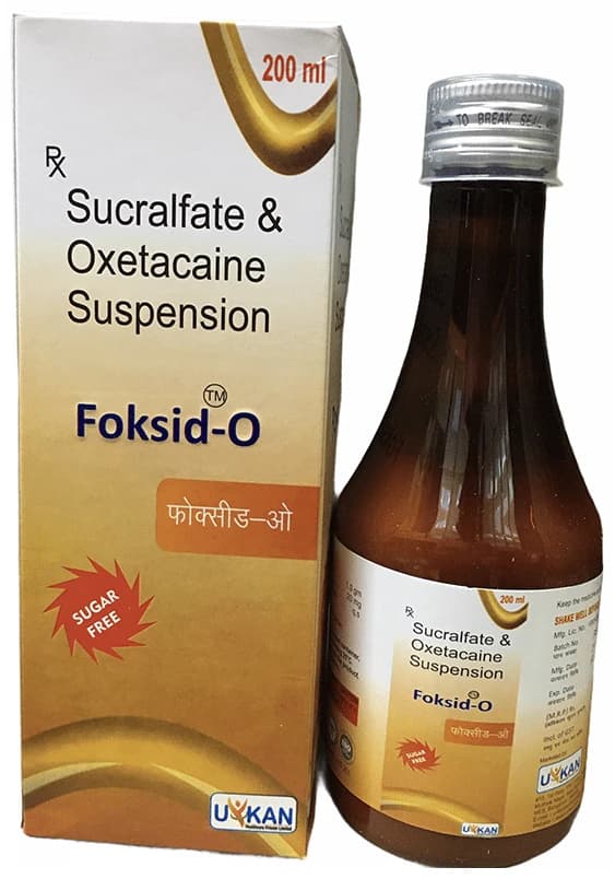 Foksid-O Oral Suspension Sugar Free