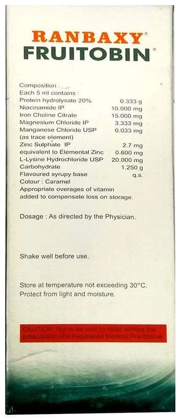 Fruitobin Mixed Fruit Syrup