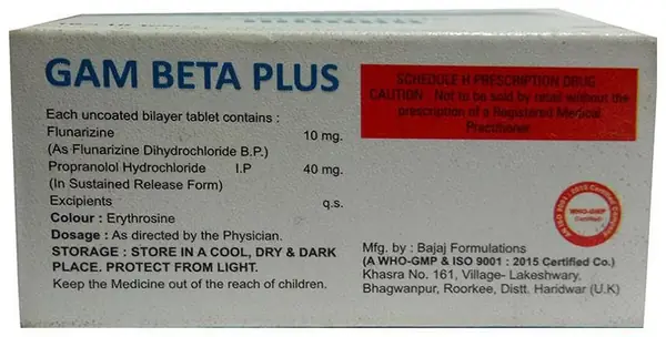 Gam Beta Plus Tablet