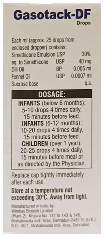 Gasotack-DF Oral Drops