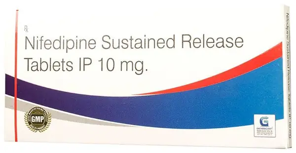 Genericart Nifedipine 10mg Tablet SR