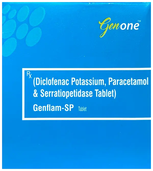 Genflam-SP 50mg/325mg/10mg Tablet