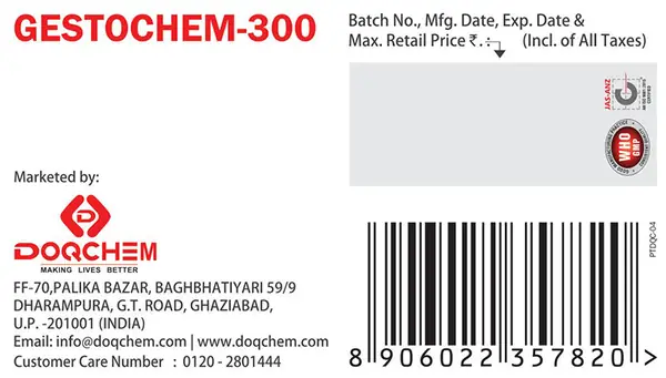 Gestochem 300 Soft Gelatin Capsule