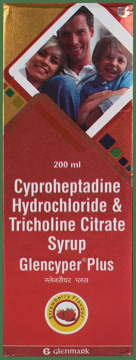 Glencyper Plus Syrup Strawberry