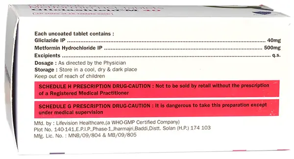 Gliclashield-M 40 Tablet