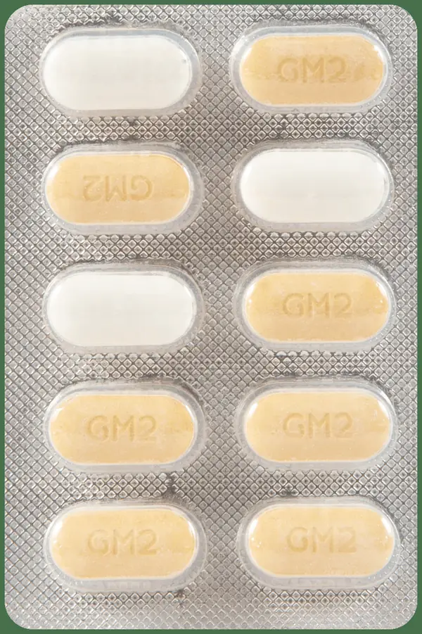Glimchek M 2mg/500mg Tablet