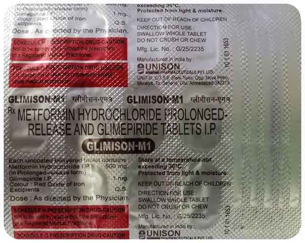 Glimison-M 1 Tablet PR