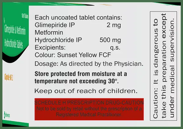 Glipride MF 2 Tablet