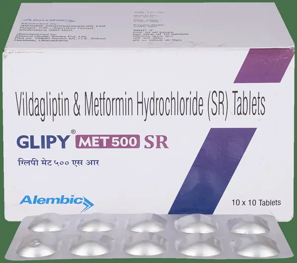 Glipy Met 500 SR Tablet
