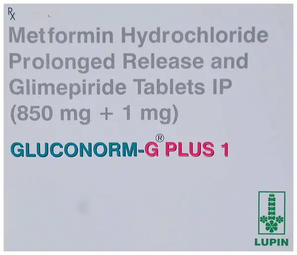 Gluconorm-G Plus 1 Tablet PR