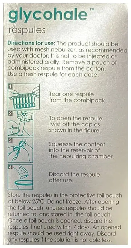 Glycohale Respules (1ml Each)